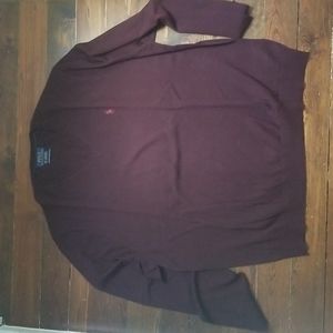 Men's Polo Ralph Lauren v neck sweater, long sleeve, XXL, Maroon